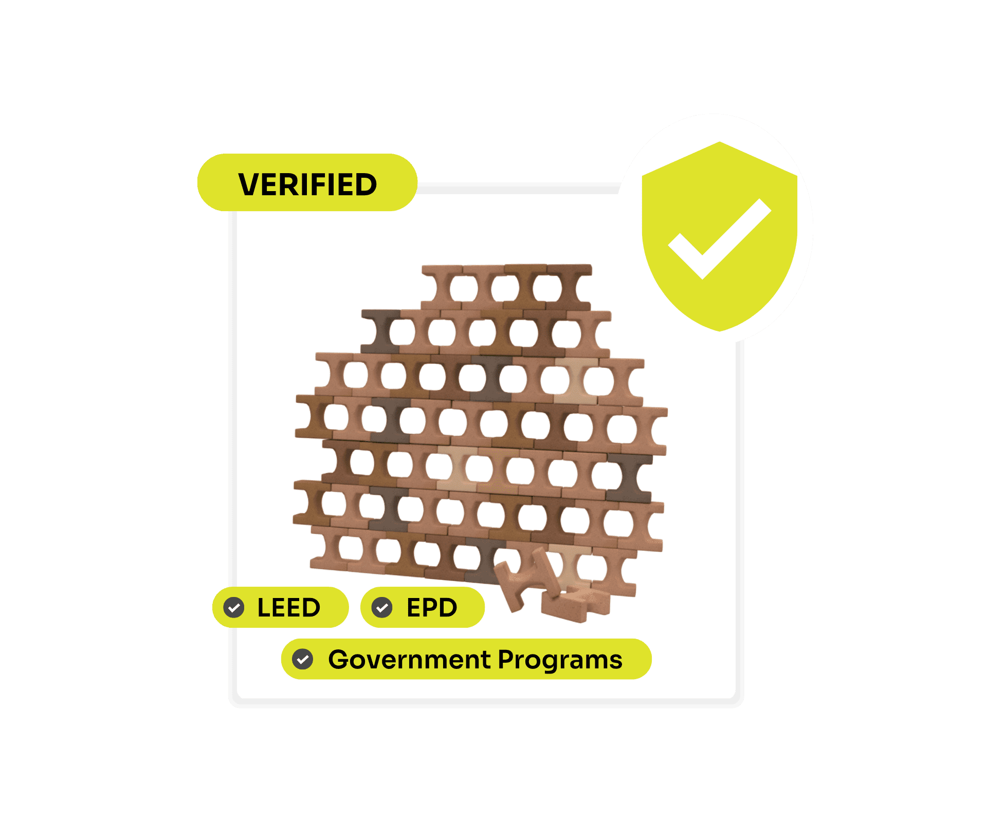 Verified Green Materials at Your Fingertips Verified Green Materials at Your Fingertips